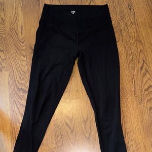 DSG Black Cropped Crossover Leggings